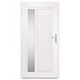 Voir la diapositive 5 : VIDAXL Porte d'entree Blanc 108x208 cm PVC