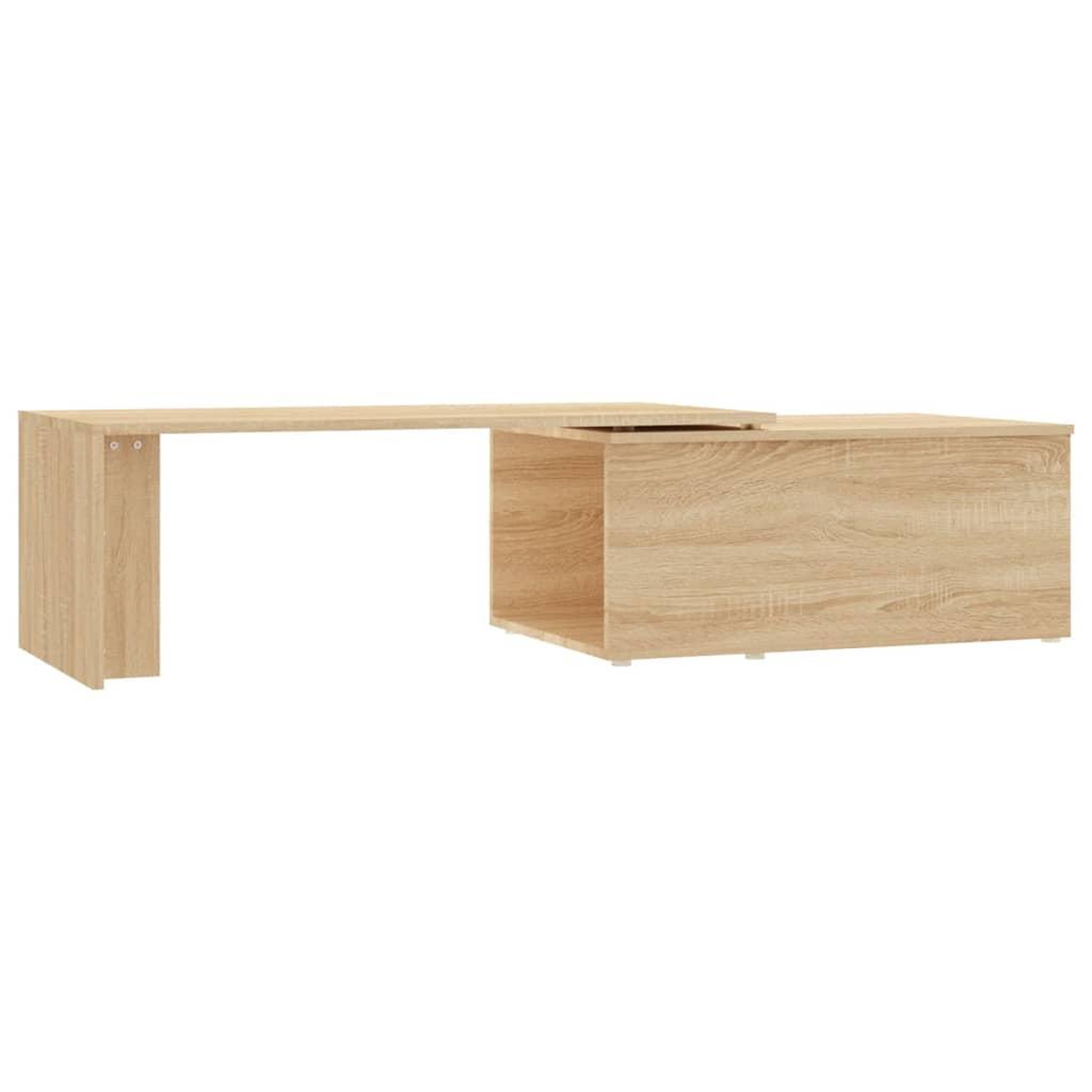 Voir la diapositive 2 : VIDAXL Table basse Chene sonoma 150x50x35 cm Bois d'ingenierie