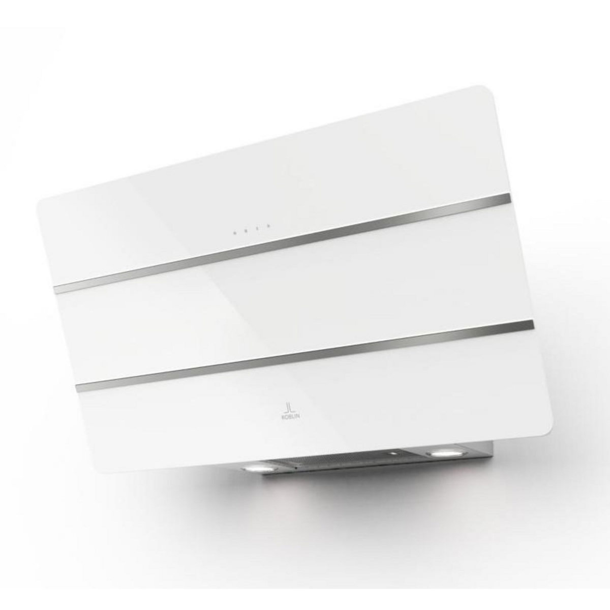 ROBLIN Hotte décorative inclinée 80cm 580m3/h blanc - 5630306