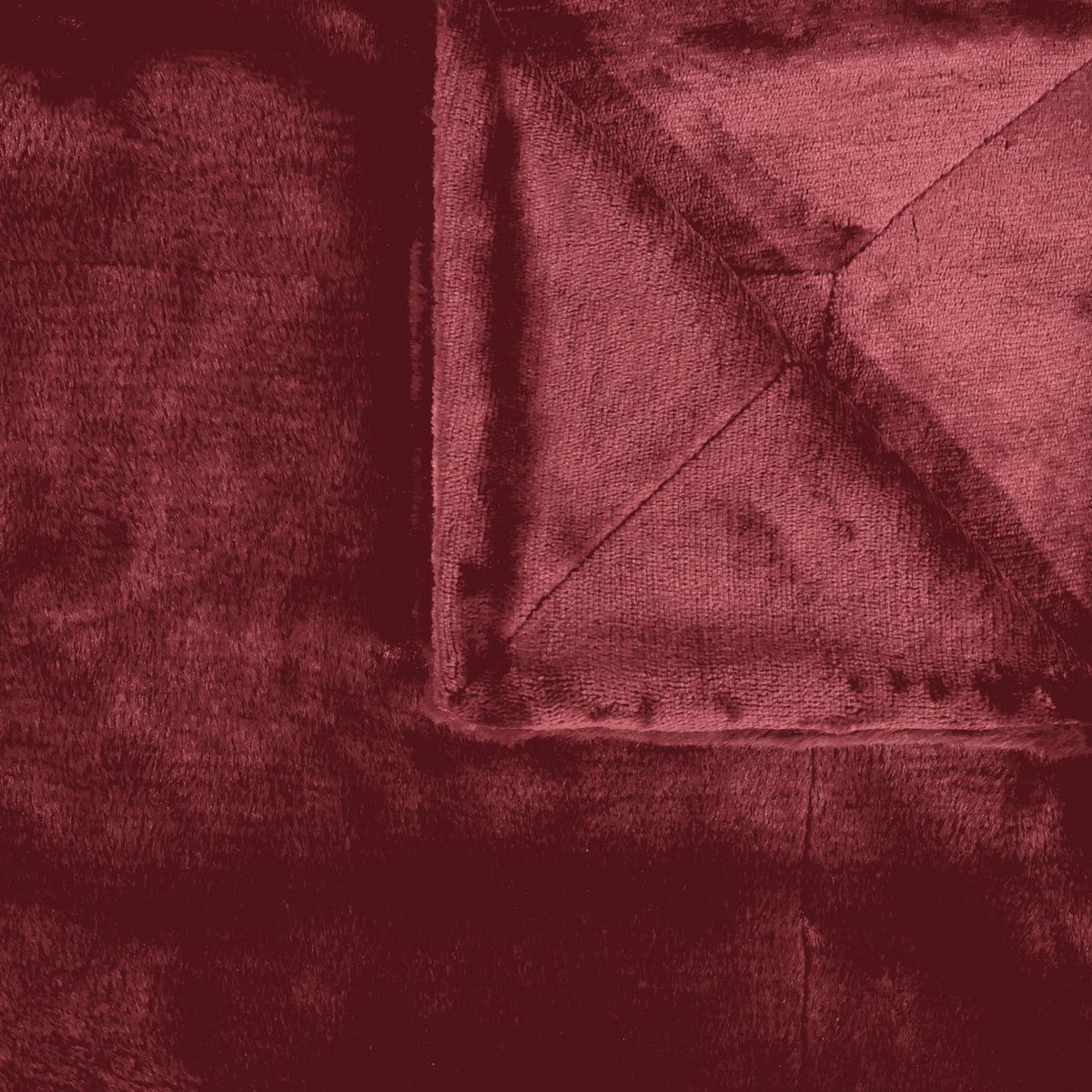 ACTUEL Plaid effet fausse fourrure 