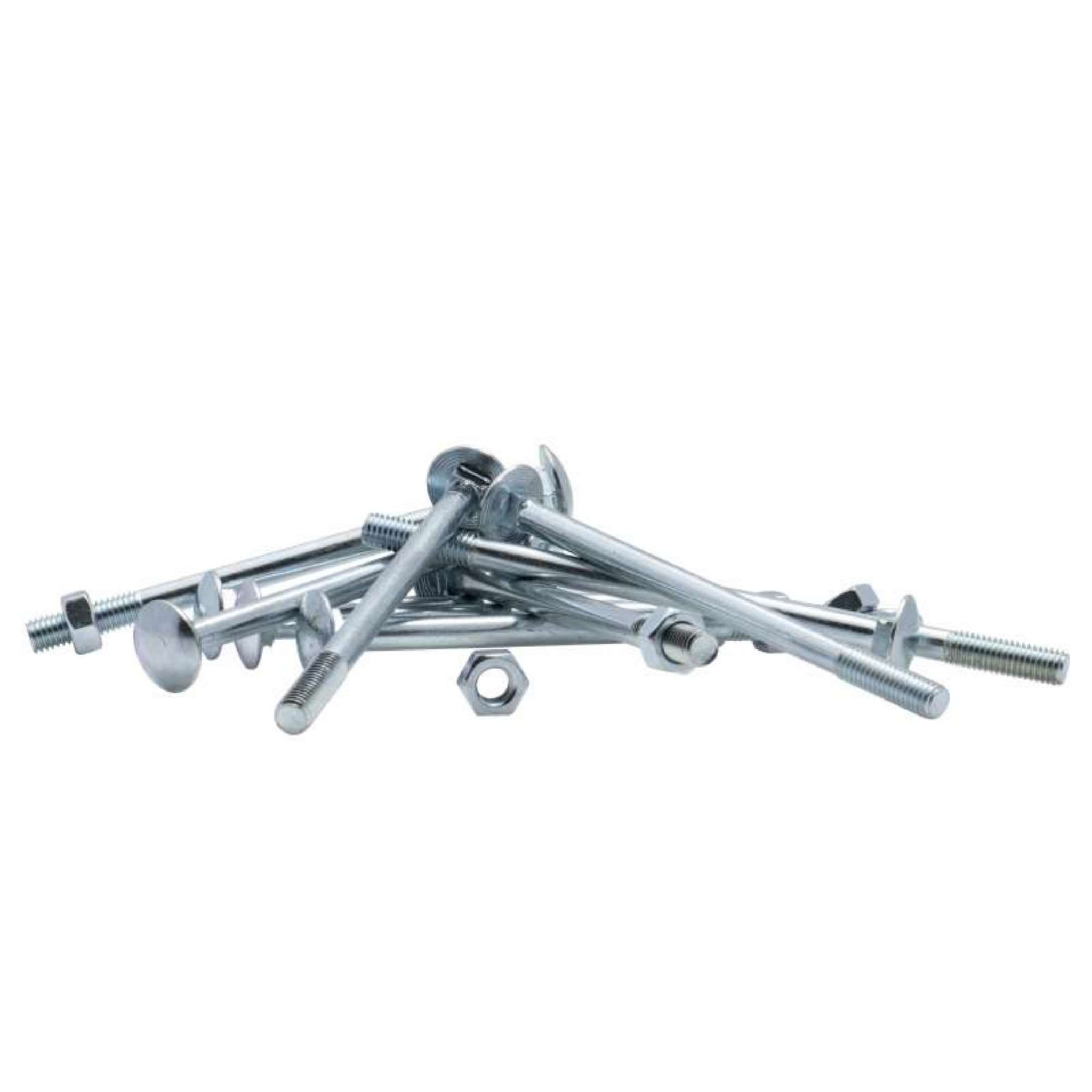 Voir la diapositive 5 :  Boulon zingué TRCC Vissal Ø8x120mm  lot de 10 boulons