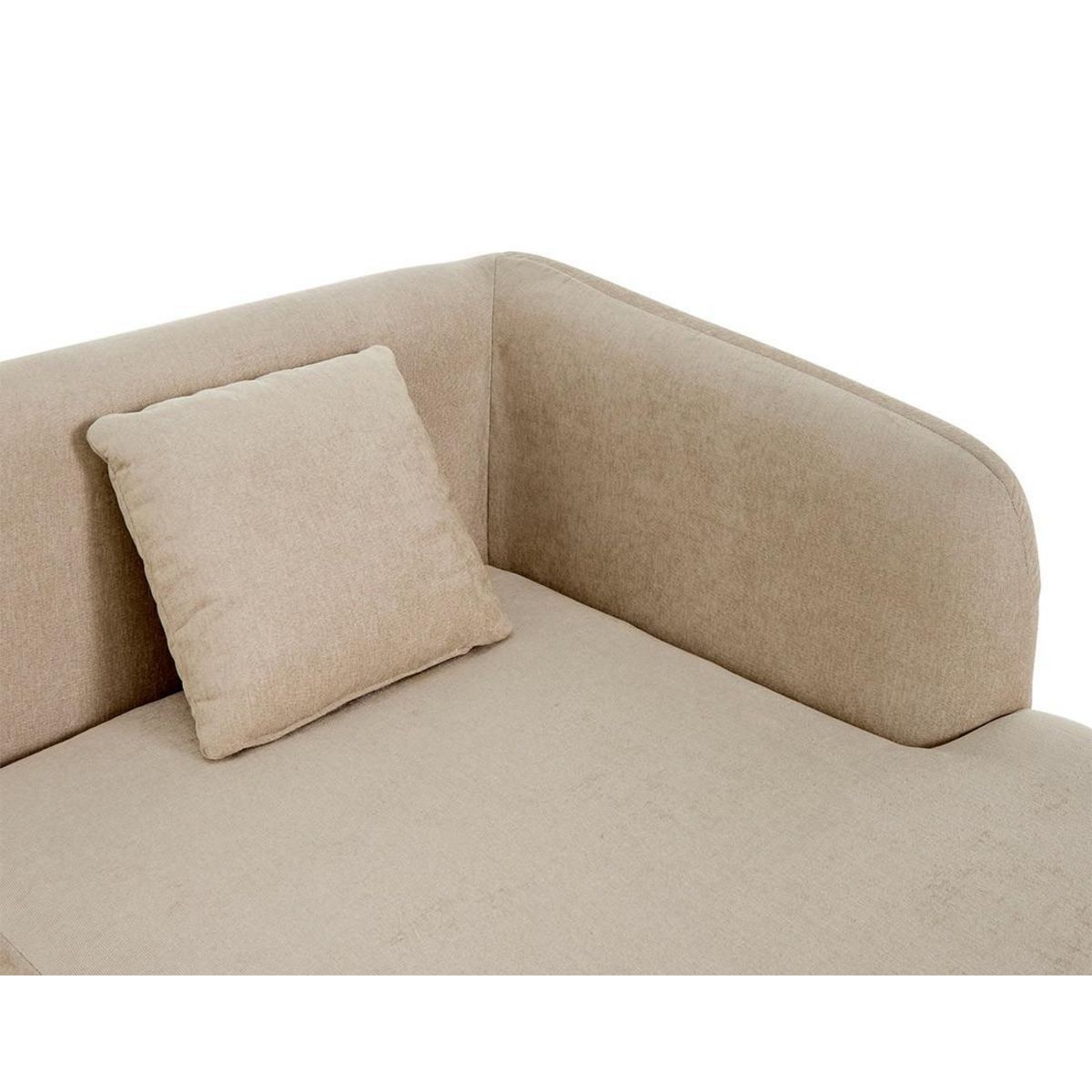 LISA DESIGN Ikare - module d'assise méridienne droit - en tissu