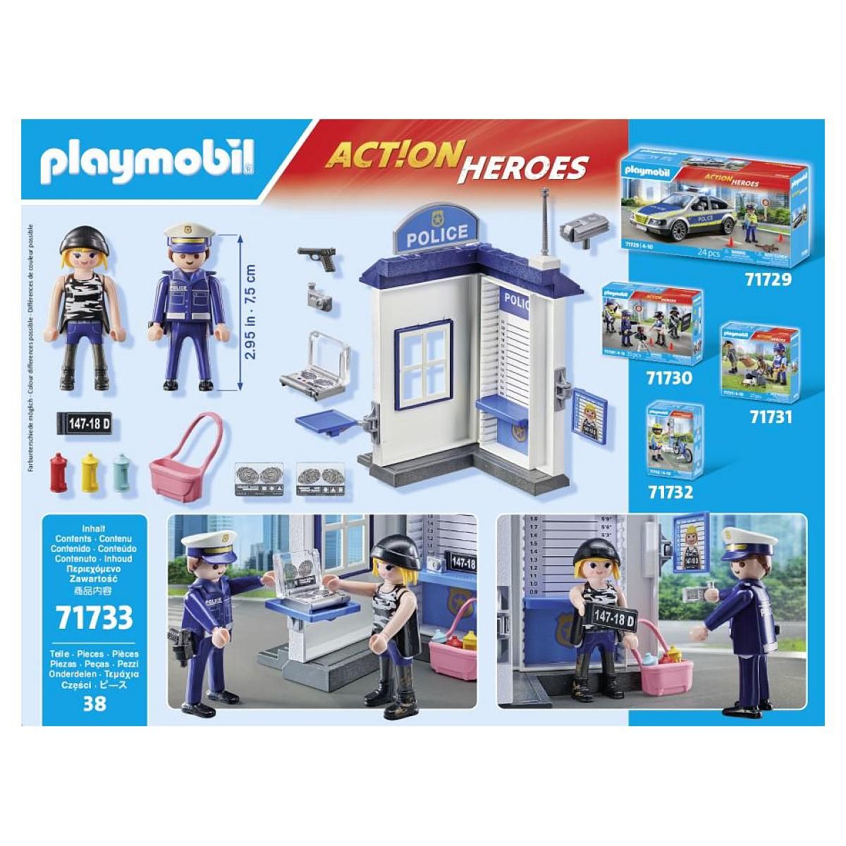 PLAYMOBIL 71733 Salle d'interrogatoire de police
