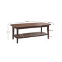 Voir la diapositive 4 : Rendez vous déco Table basse rectangulaire en bois foncé-Sadi
