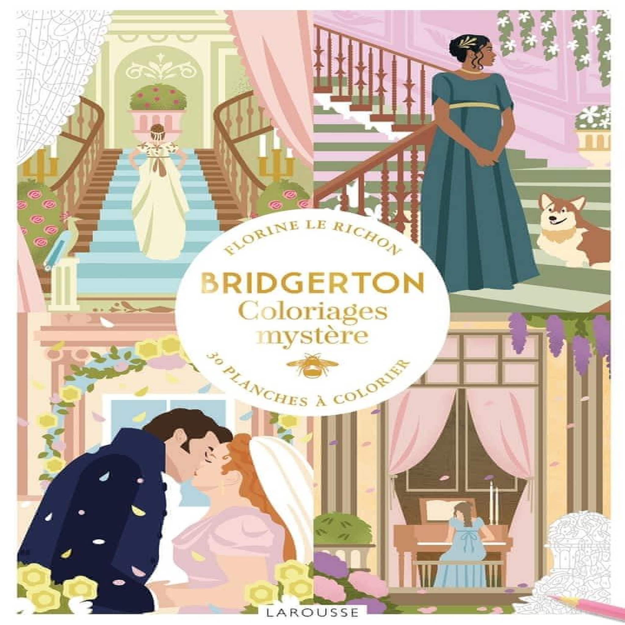 BRIDGERTON. 30 PLANCHES A COLORIER, Le Richon Florine