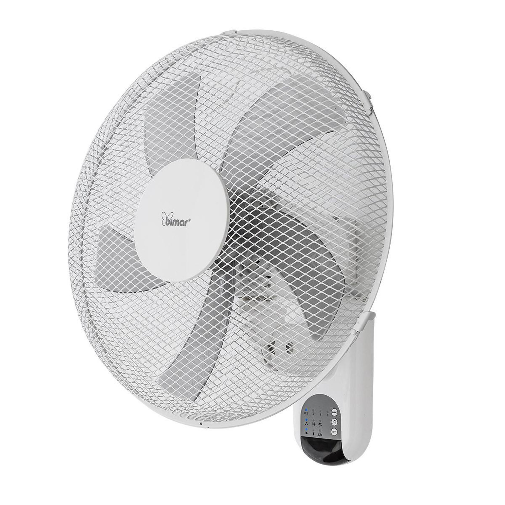 Voir la diapositive 2 : BIMAR Ventilateur mural Bimar Garbino blanc