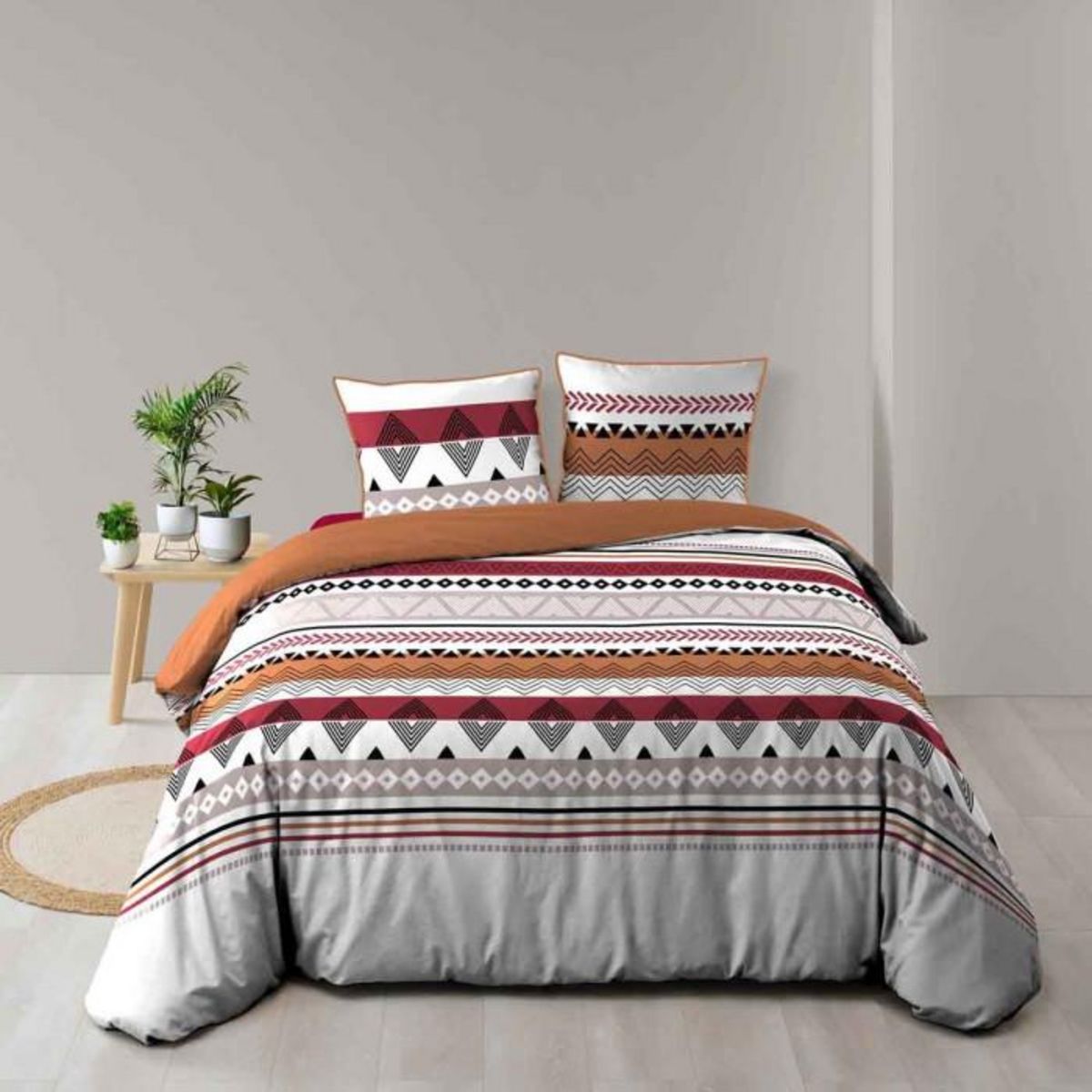 Paris Prix Parure de Lit 3 Pièces  Annette  240x220cm Multicolore