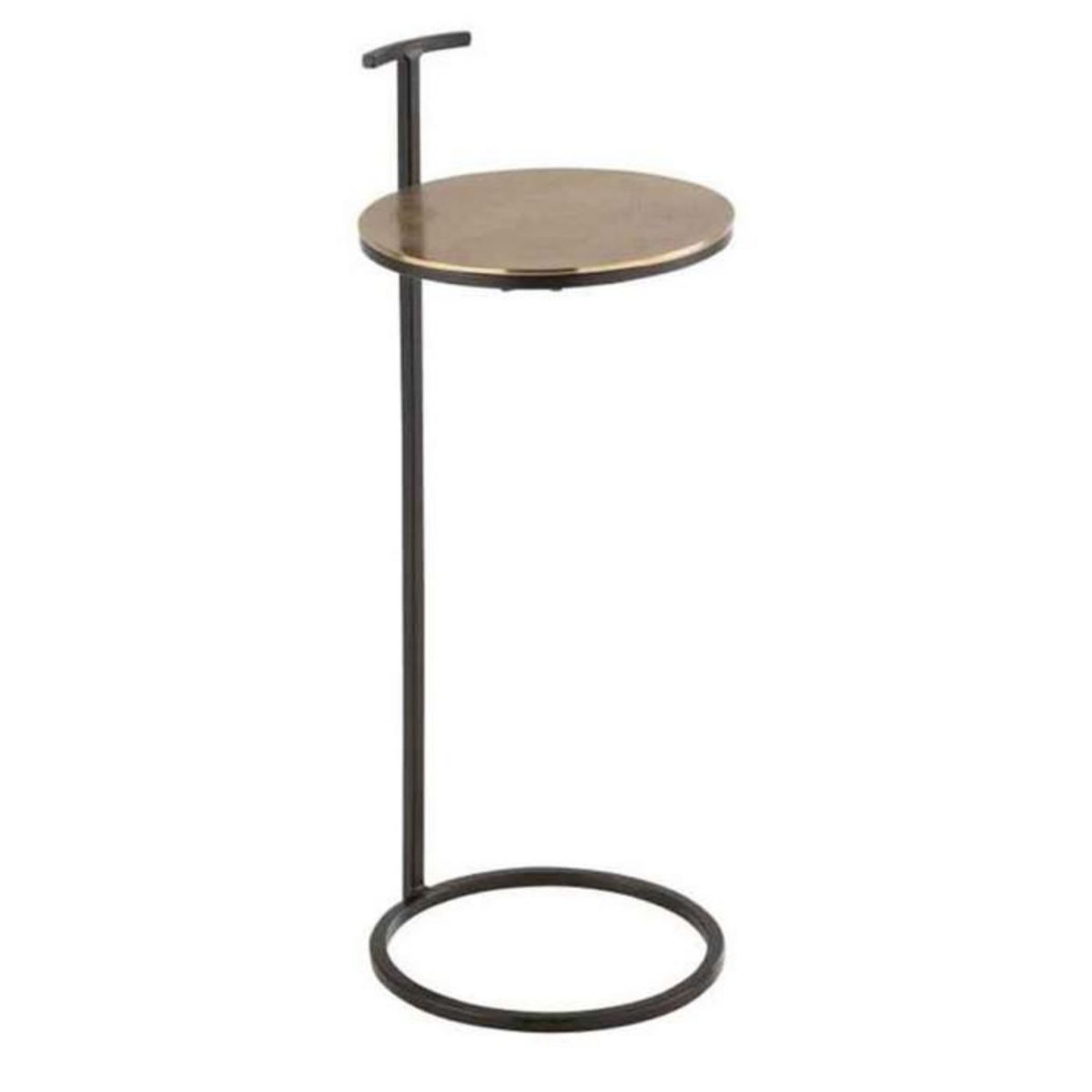 Paris Prix Table d'Appoint Design en Métal  Toni  65cm Or