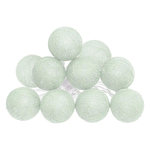 ATMOSPHERA Guirlande Lumineuse Led  10 Boules  165cm Vert Céladon