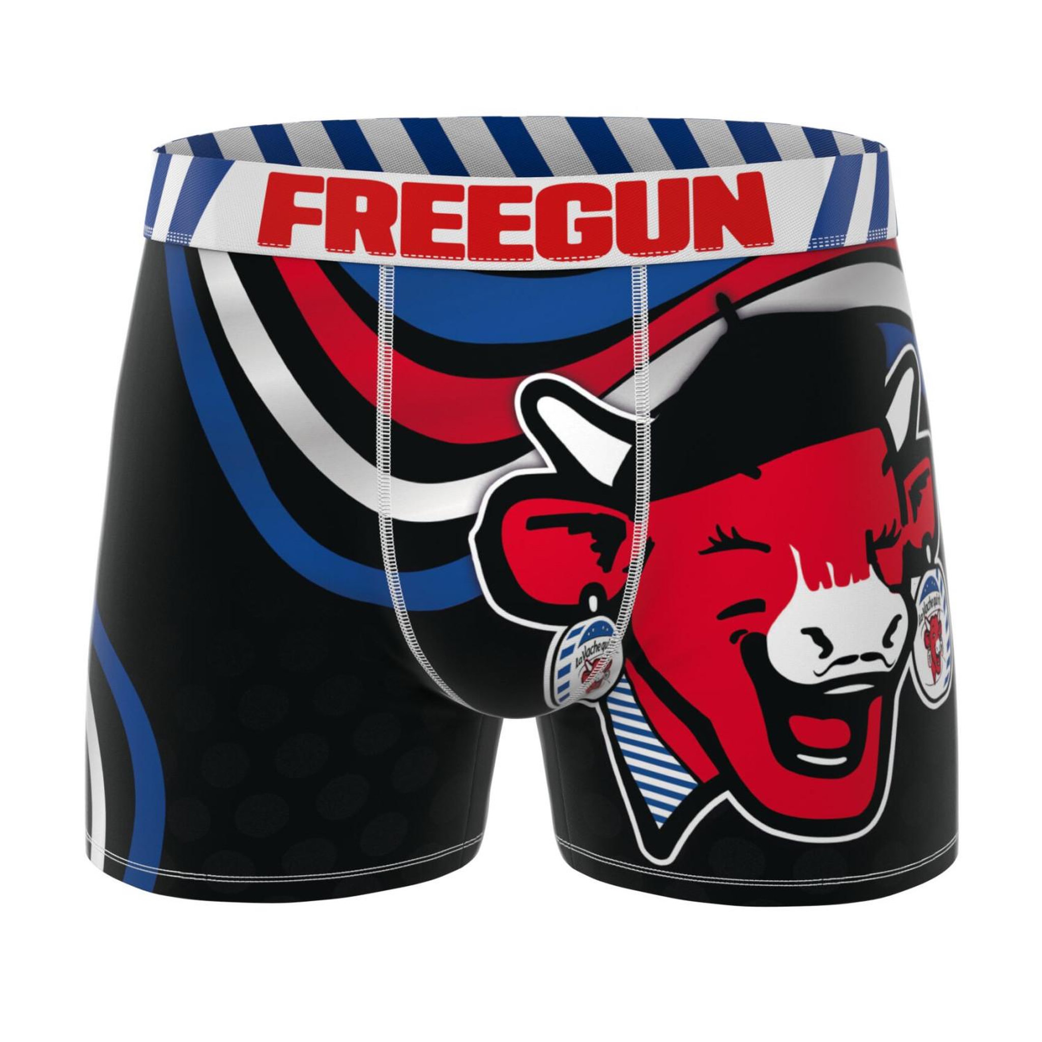 Voir la diapositive 4 : FREEGUN Lot de 3 boxers enfant la vache qui rit