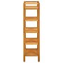 Voir la diapositive 3 : VIDAXL Etagere a chaussures a 5 niveaux 50x27x100 cm Chene massif