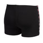 Voir la diapositive 5 : ARENA Boxer de bain Noir Homme Arena Kikko Graphic