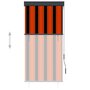 Voir la diapositive 3 : VIDAXL Store roulant d'exterieur 80x250 cm Orange et marron