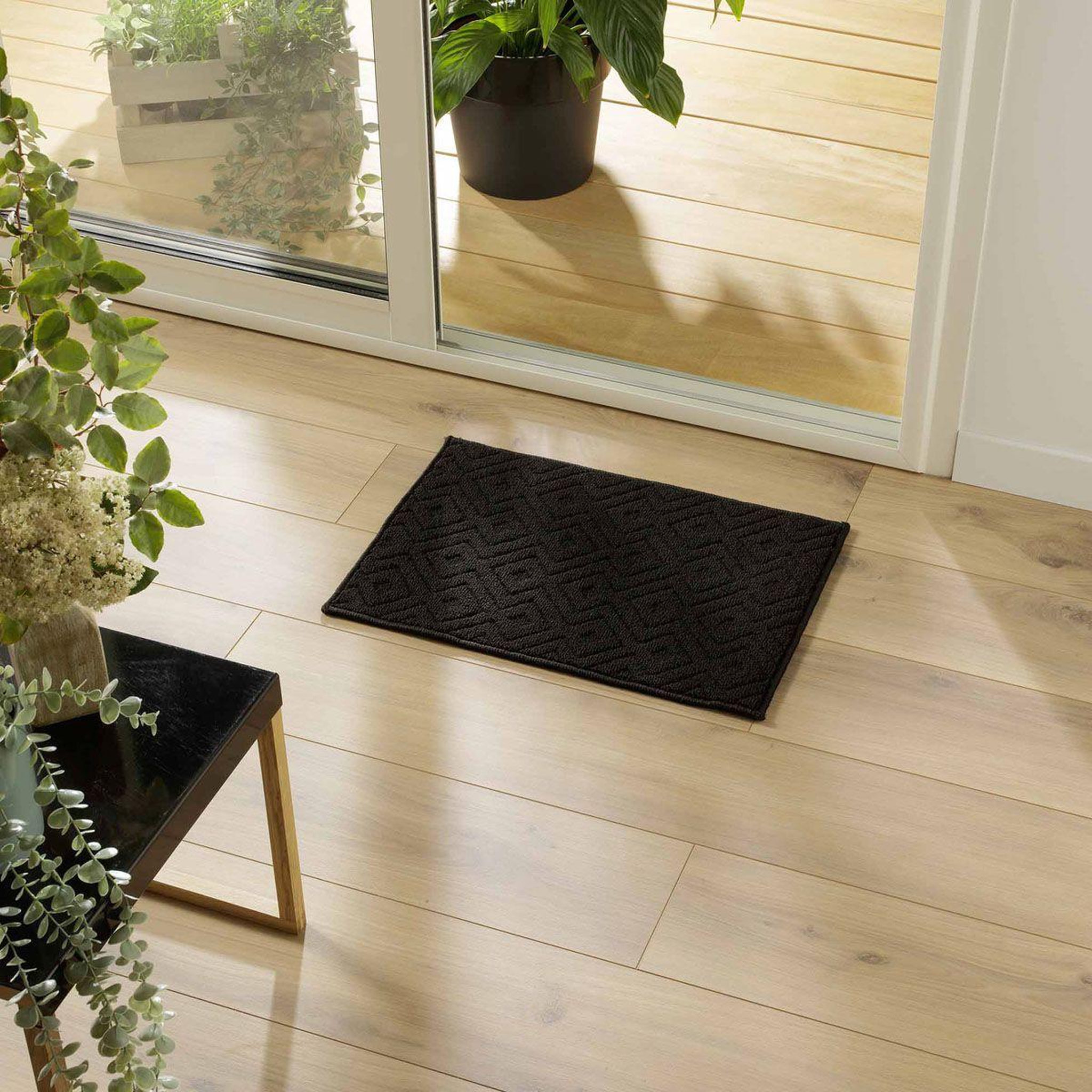Voir la diapositive 4 : Douceur d'Intérieur Tapis multi-usage tissé  losi  40x60cm noir