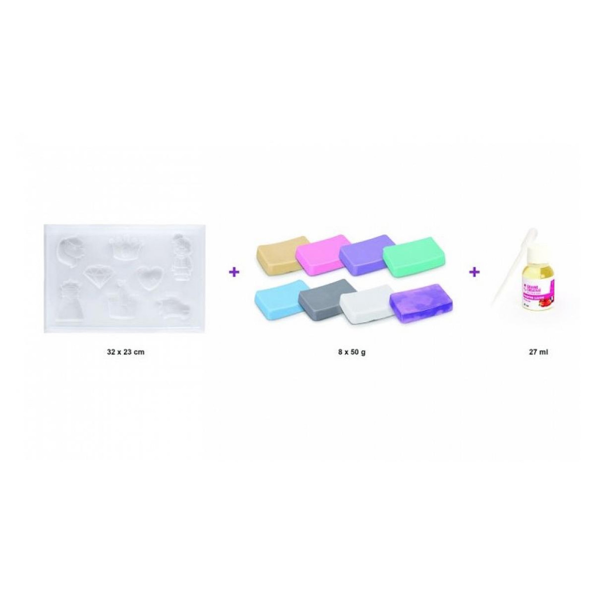 Voir la diapositive 2 : Graine créative Coffret atelier Savon Contes