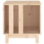 Voir la diapositive 5 : VIDAXL Niche pour chien 50x40x52 cm Bois de pin massif