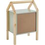 Voir la diapositive 7 : Table de chevet enfant  2 tiroirs L46cm CLEM