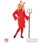 WIDMANN Déguisement la Petite Diablesse Diavolessa - 10/12 ans (140 à 152 cm)