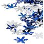  Lanceur de confettis flocon 40cm canon cotillon Bleu