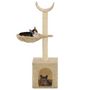 Voir la diapositive 2 : VIDAXL Arbre a chat avec griffoirs en sisal 105 cm Beige