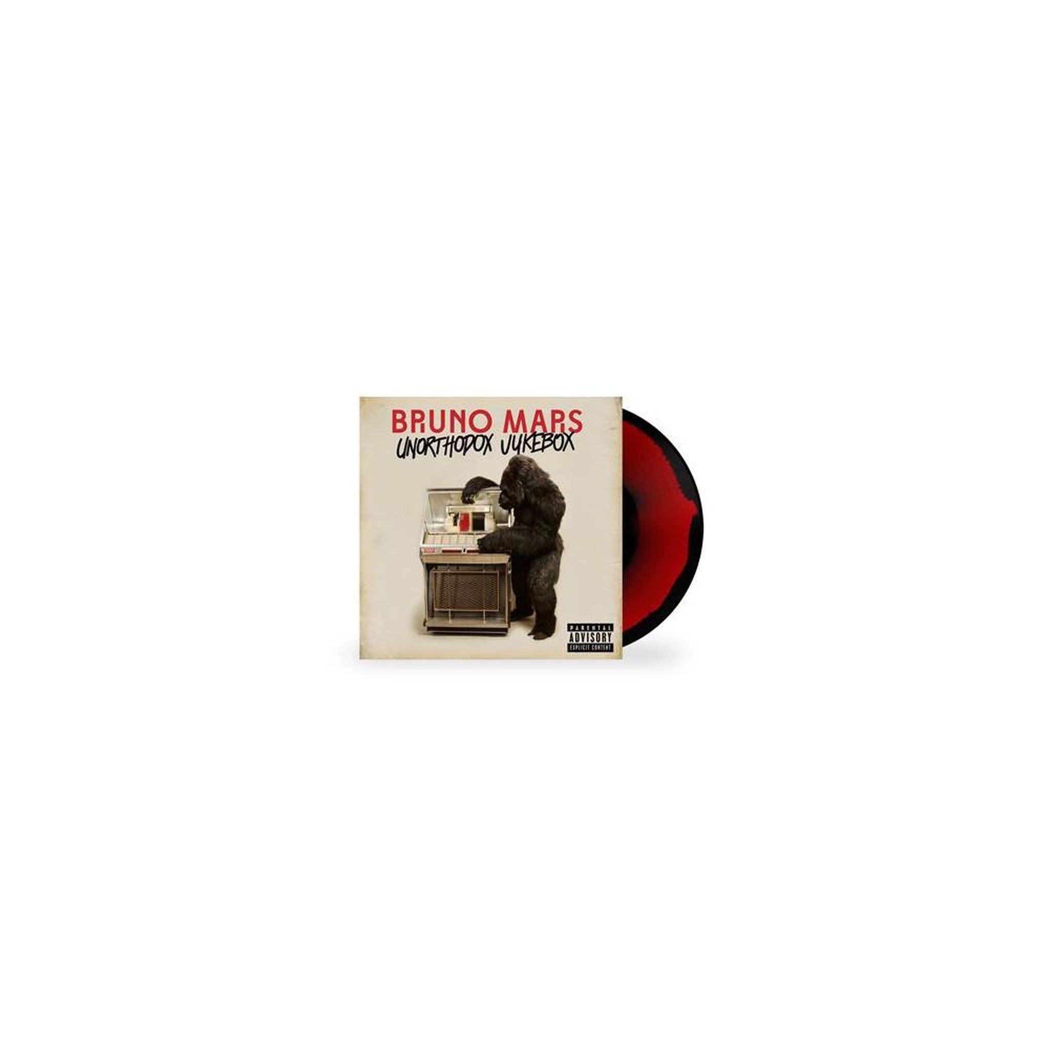 Atlantic Cd bruno mars unorthodox jukebox édition limitée couronne noire et rouge 10 titres