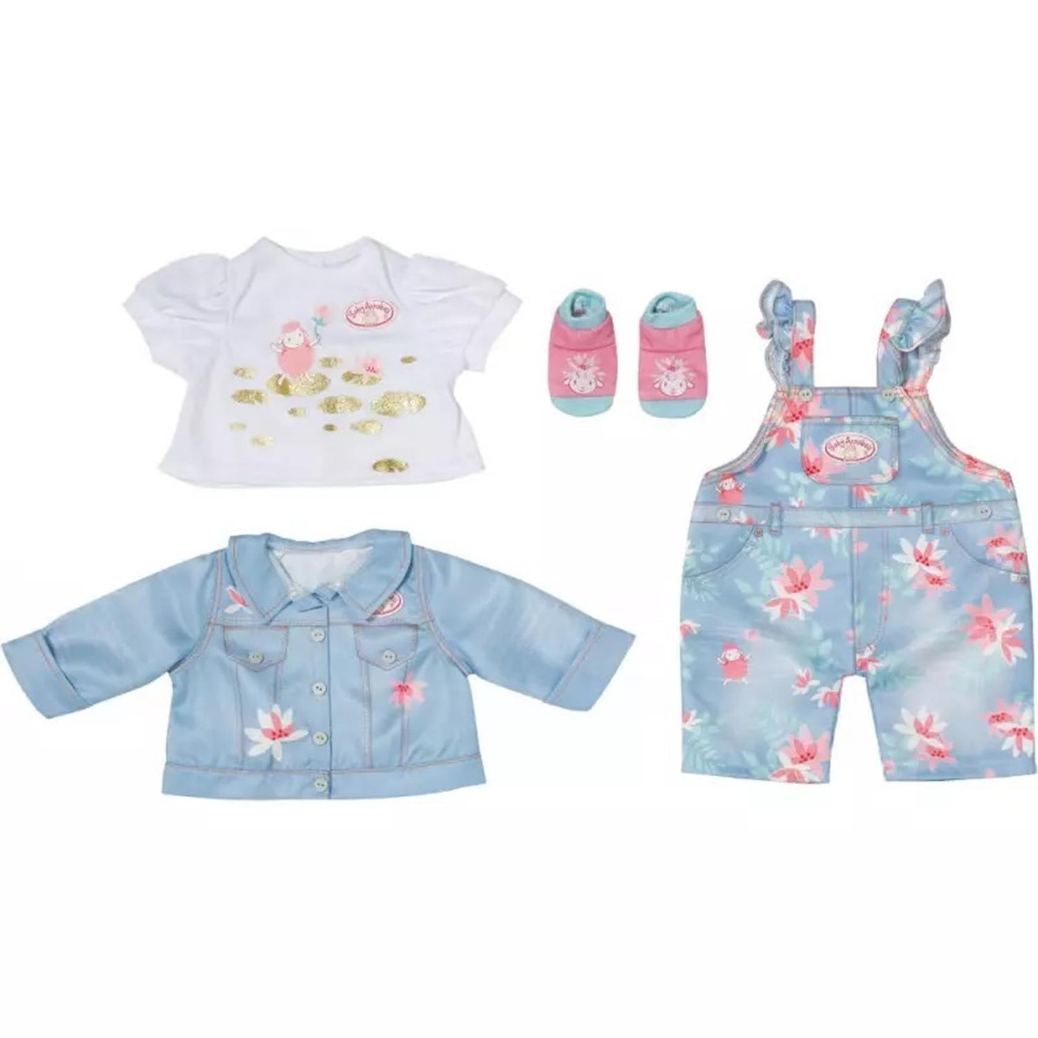 Zapf Creation Baby Annabell Active Deluxe Jeans pour poupée de 43 cm