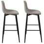 Voir la diapositive 4 : The Home Deco Factory Lot de 2 tabourets de bar côtelé SCOTT