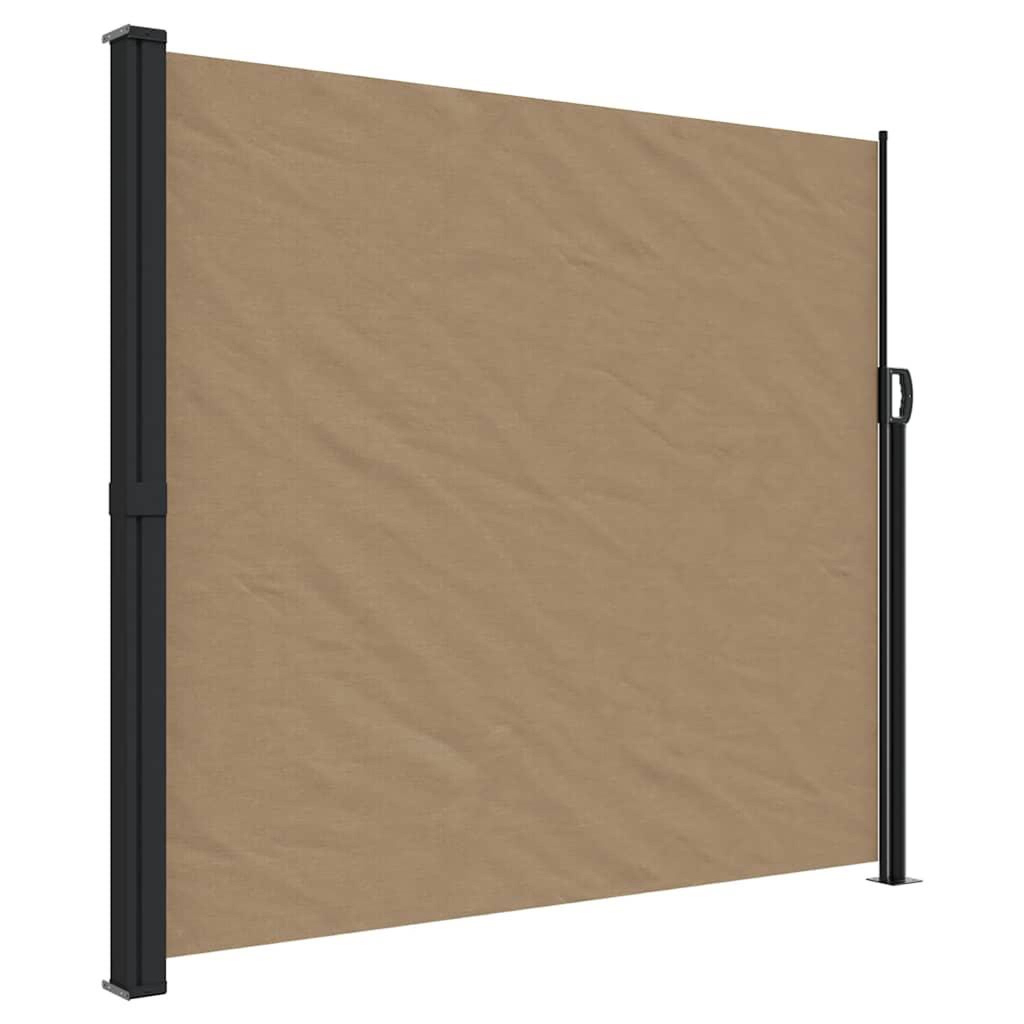 Voir la diapositive 2 : VIDAXL Auvent lateral retractable taupe 180x300 cm