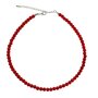 SC CRYSTAL Collier rouge orné de perles de verre par SC Crystal