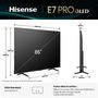 Voir la diapositive 5 : Hisense TV QLED 85E7Q PRO 2025-85 pouces (215cm)