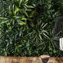 Voir la diapositive 5 : Paris Prix Mur Végétal Artificiel  Panache  50x50cm Vert