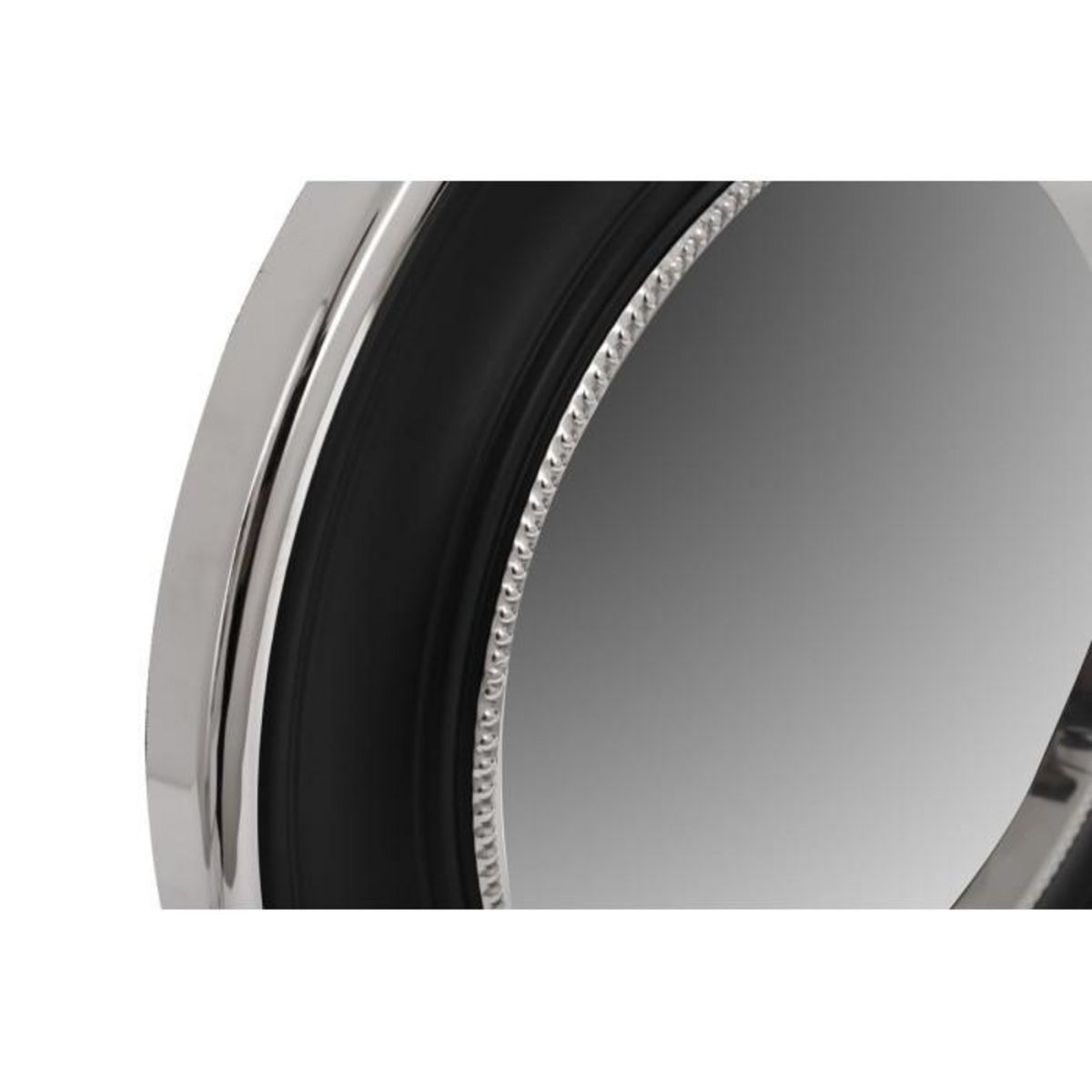 Paris Prix Miroir Mural Design  Eleganca  45cm Argent & Noir