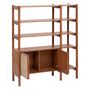 Voir la diapositive 3 : ATMOSPHERA Bibliothèque 2 portes en bois APALA - Marron