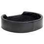 Voir la diapositive 5 : VIDAXL Lit pour chiens Noir 79x70x19 cm Peluche et similicuir