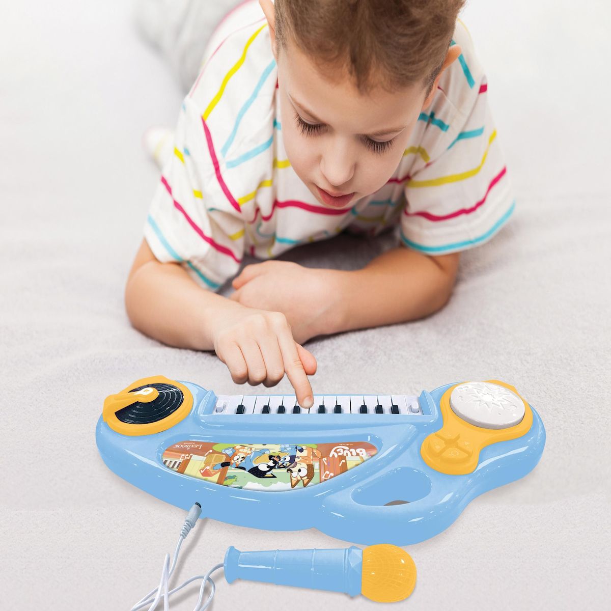 Lexibook Piano électronique pour enfants Bluey avec effets lumineux