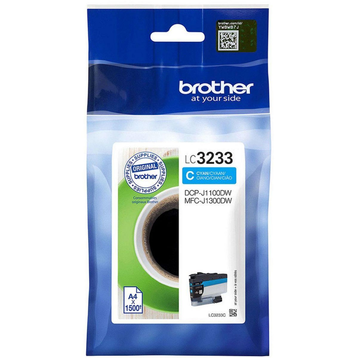 Brother Cartouche d'encre LC3233 Cyan