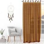 SOLEIL D'OCRE Voilage à nouettes 135x250 cm SPIRIT, par Soleil d'ocre. Coloris disponibles : Jaune, Gris, Vert, Rouge, Bleu