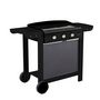 Voir la diapositive 2 : COOK'IN GARDEN Plancha gaz 3 brûleurs sur chariot