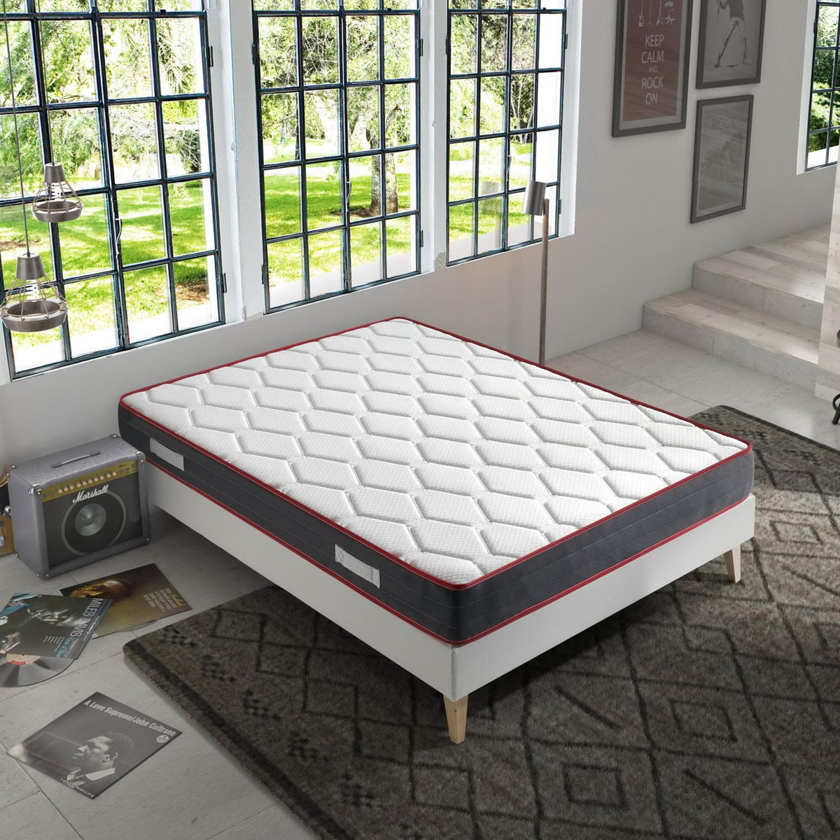MARCKONFORT Matelas à mémoire de forme ERGO-CONFORT 90X190, 22cm épaisseur
