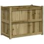 Voir la diapositive 2 : VIDAXL Jardiniere 90x50x70 cm bois de pin impregne
