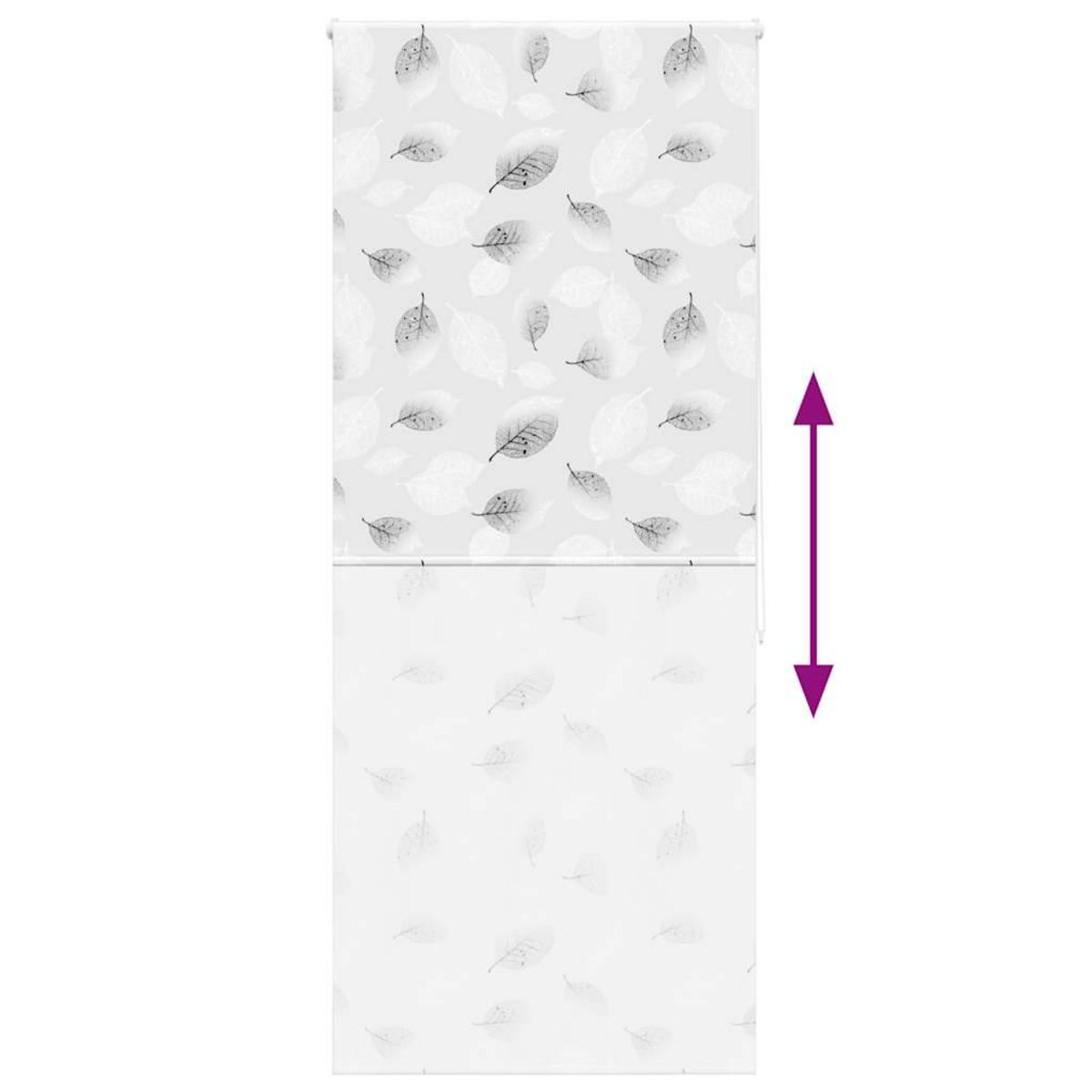 VIDAXL Store enrouleur de douche 90x240 cm largeur du tissu 86 cm