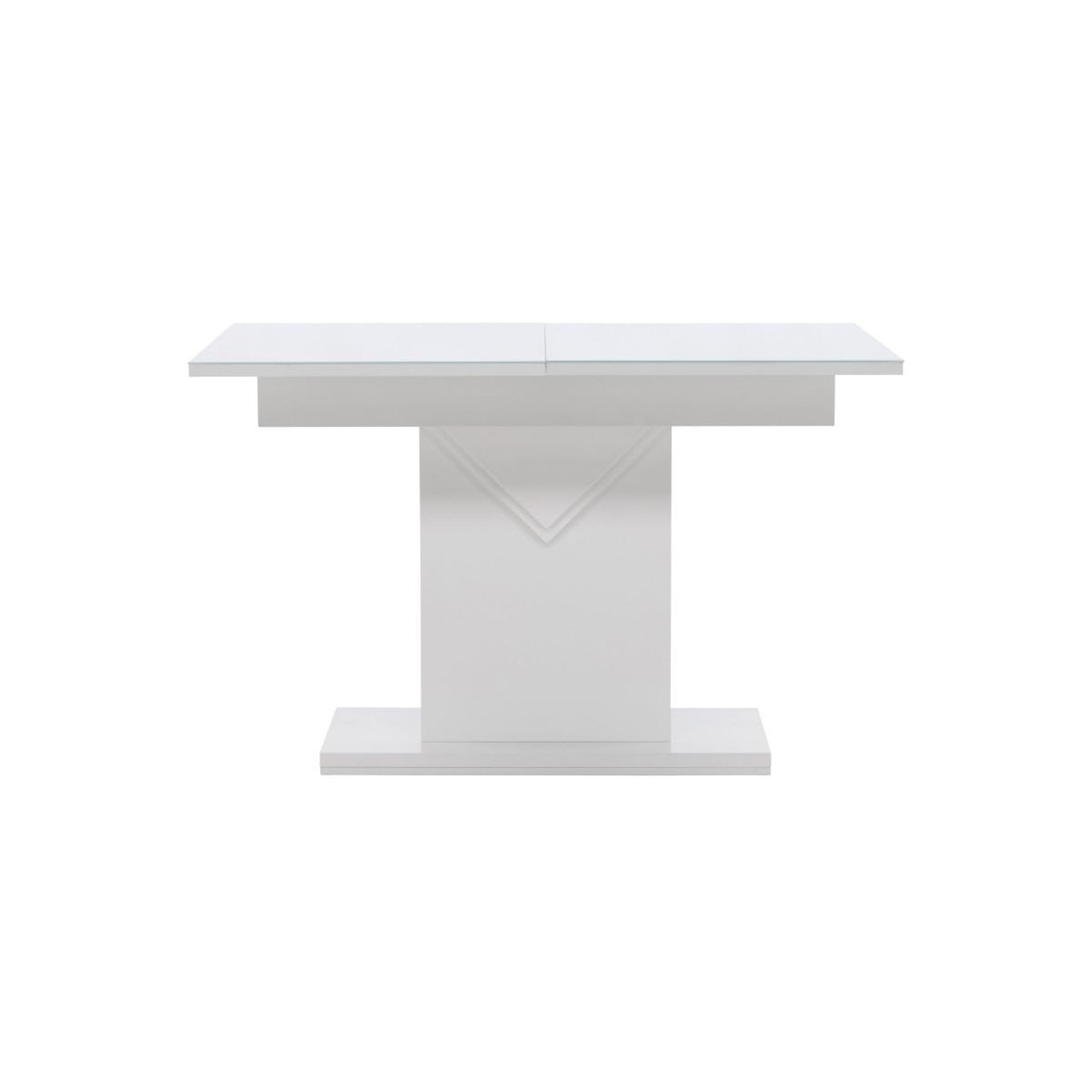 Voir la diapositive 4 : Paris Prix Table à manger extensible  pluto  120-160cm blanc