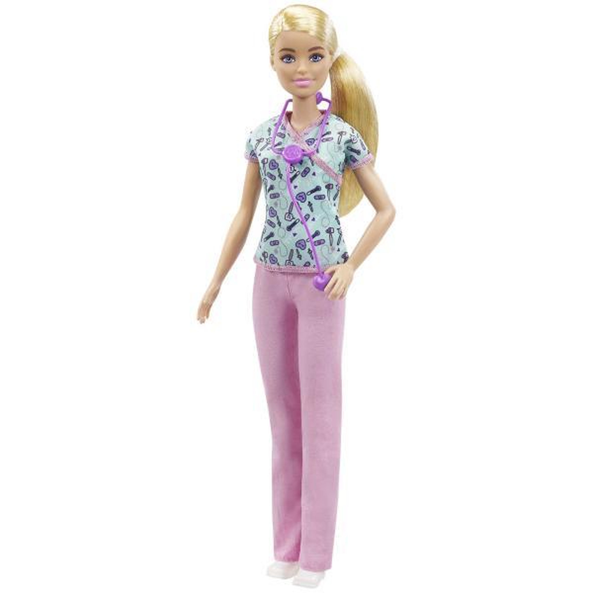 BARBIE Barbie - Barbie infirmiere - Poupée Mannequin - Des 3 ans GTW39