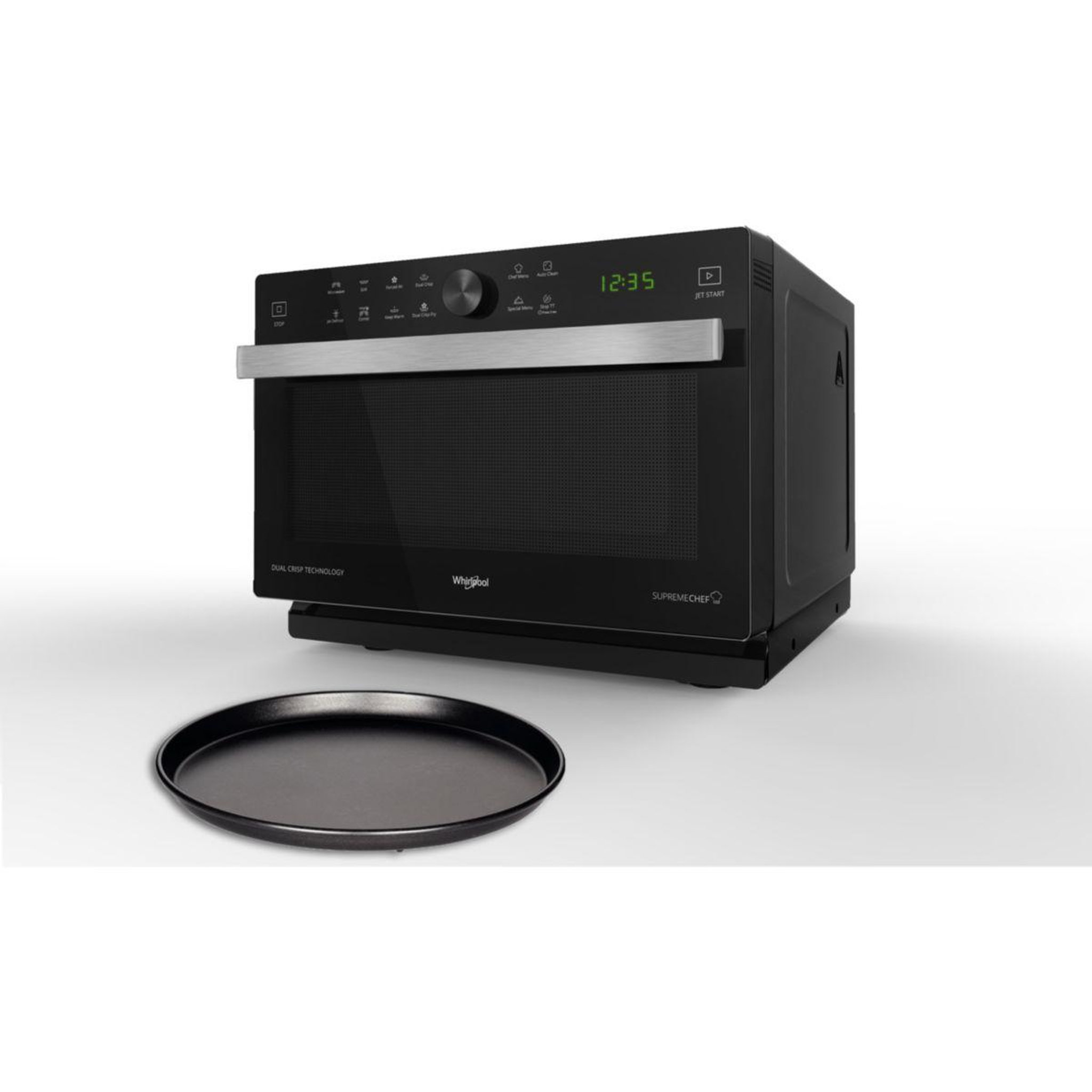Voir la diapositive 5 : Whirlpool Micro ondes combiné MWSC833B