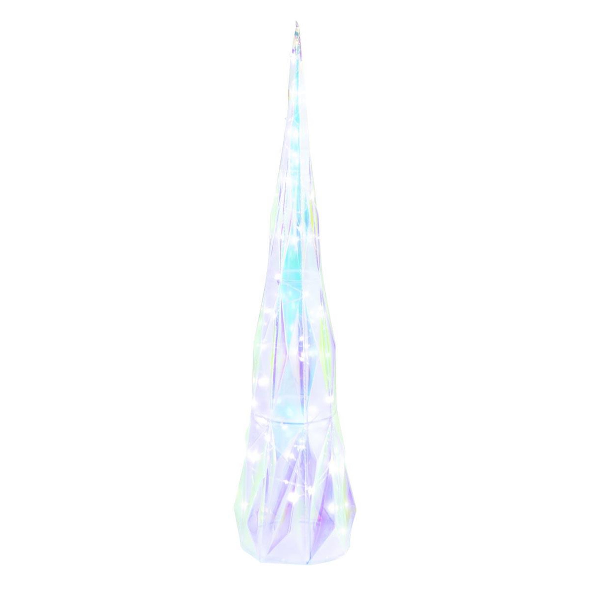 J-LINE Sapin à led  color pop  80cm multicolore