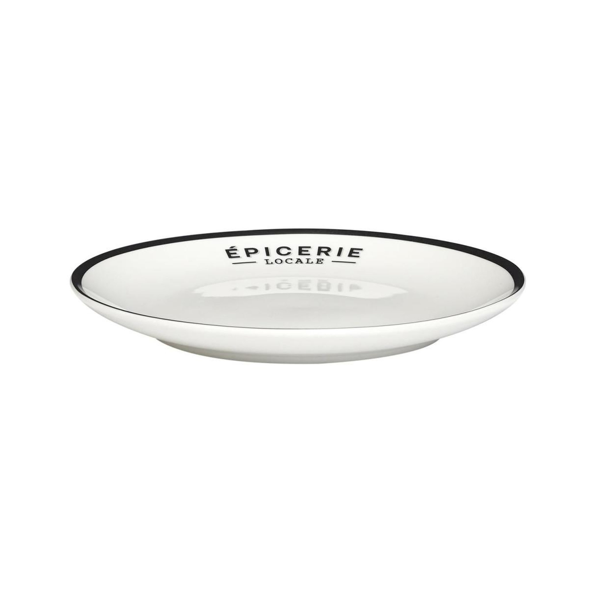 Voir la diapositive 2 : The Home Deco Factory Lot de 6 assiettes plates  épicerie  20cm blanc