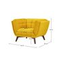 Voir la diapositive 4 : Rendez vous déco Fauteuil en velours vert foncé - Mona