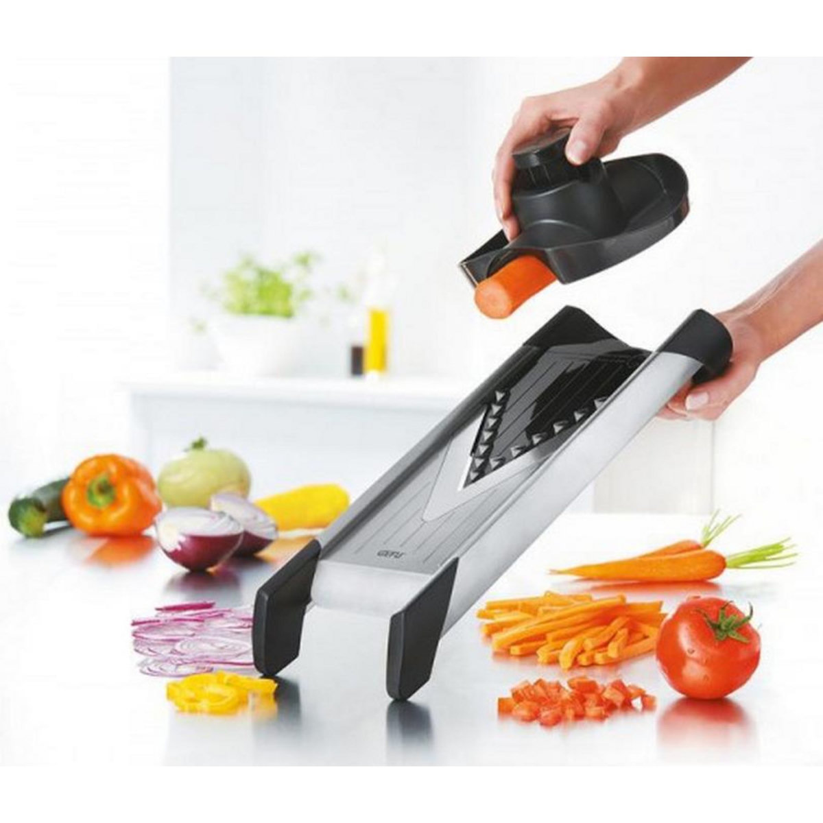 GEFU Mandoline/râpe noir - 55700