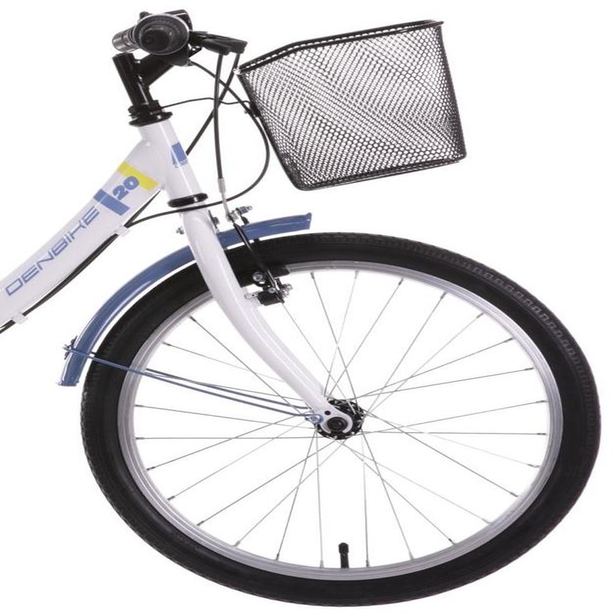 Voir la diapositive 4 : Vélo enfant 20  Fille - 6 Vitesses avec poignée tournante - Freins V-Brake et équipement City