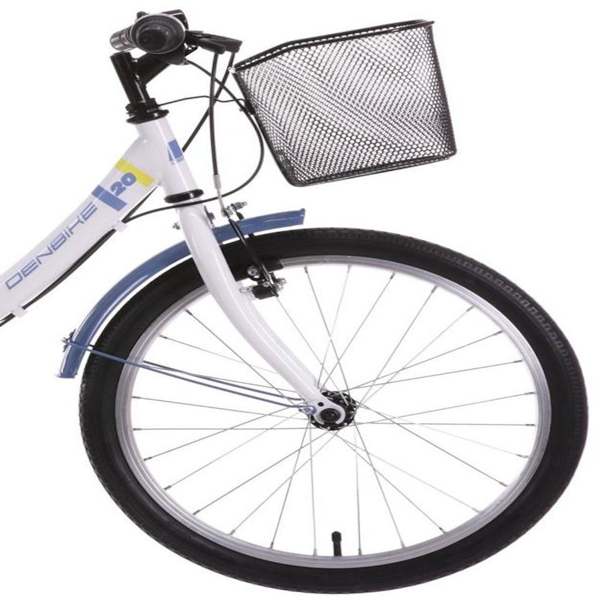 Vélo enfant 20  Fille - 6 Vitesses avec poignée tournante - Freins V-Brake et équipement City